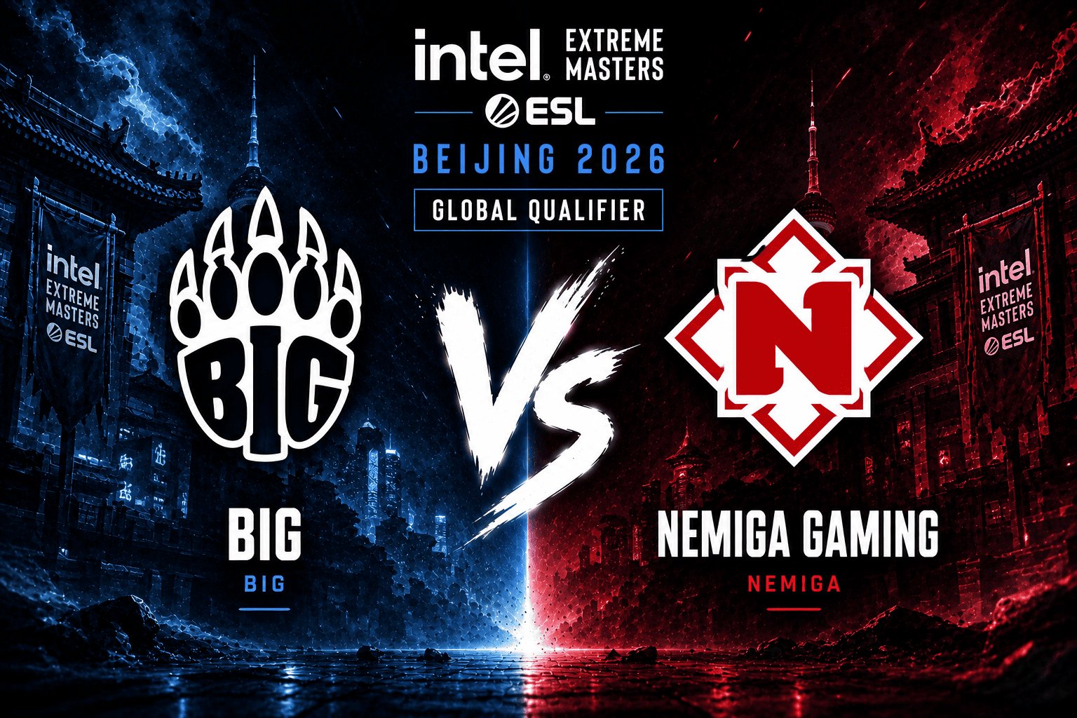 BIG против Nemiga Gaming на IEM Beijing 2026: Global Qualifier: прогноз и где смотреть матч