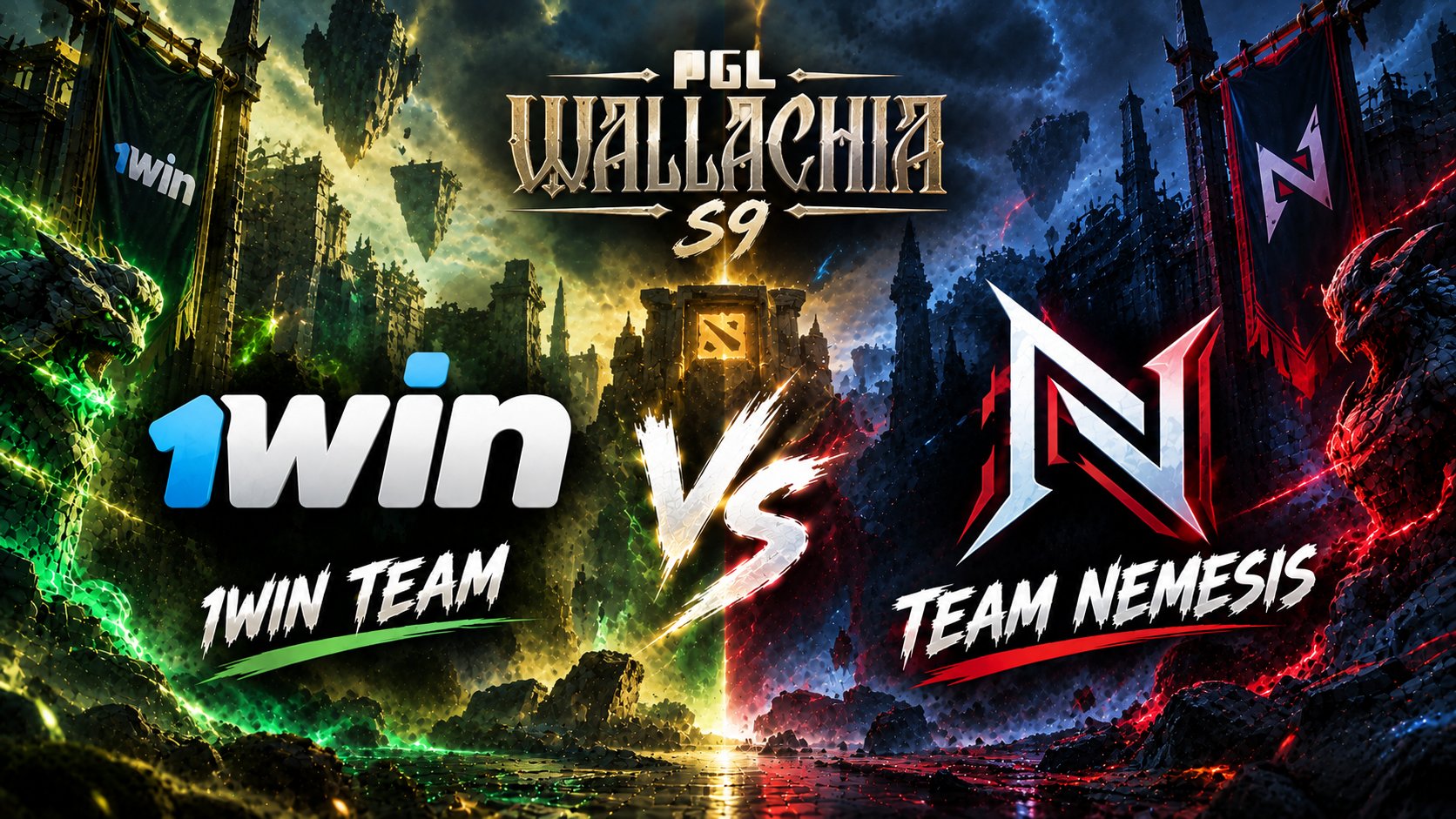 1win Team gegen Team Nemesis bei PGL Wallachia Season 9: Prognose und Livestream