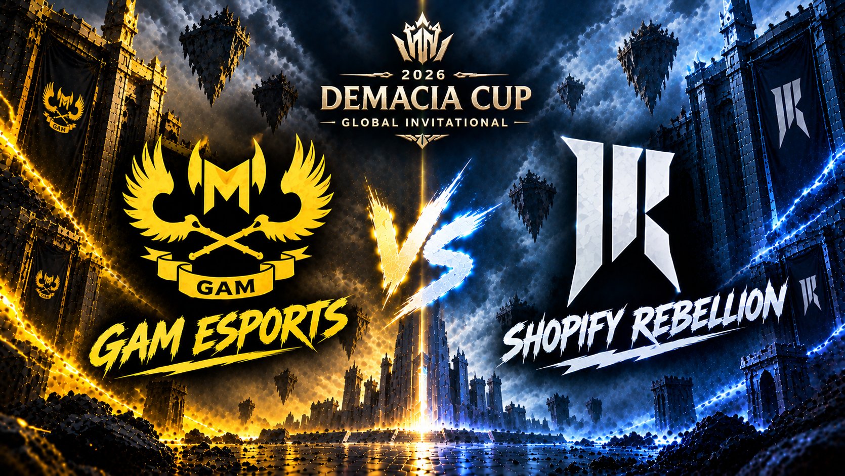 GAM Esports gegen Shopify Rebellion beim 2026 Demacia Cup Global Invitational: Prognose und Livestream