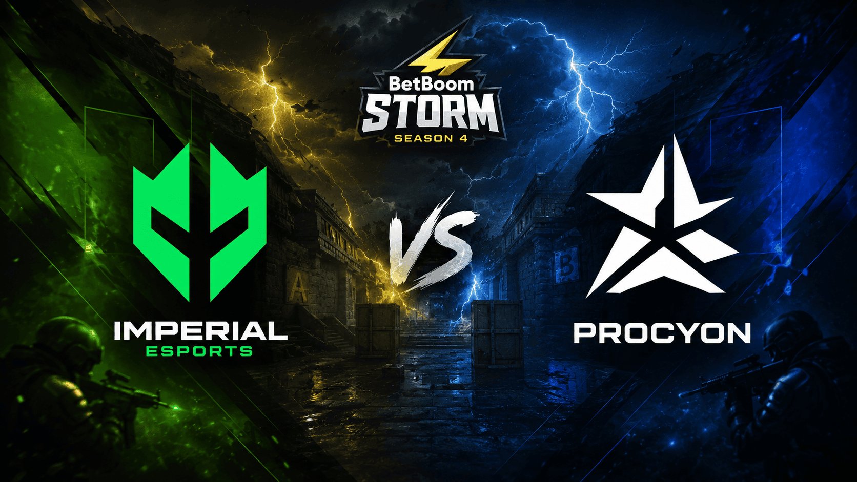 Palpite para o jogo Imperial Esports vs Procyon no BetBoom Storm Season 4 de Counter-Strike 2