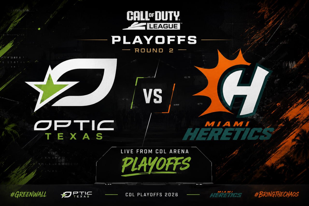 Predicción de OpTic Texas vs Miami Heretics CDL Playoffs 2026: El favorito busca la victoria