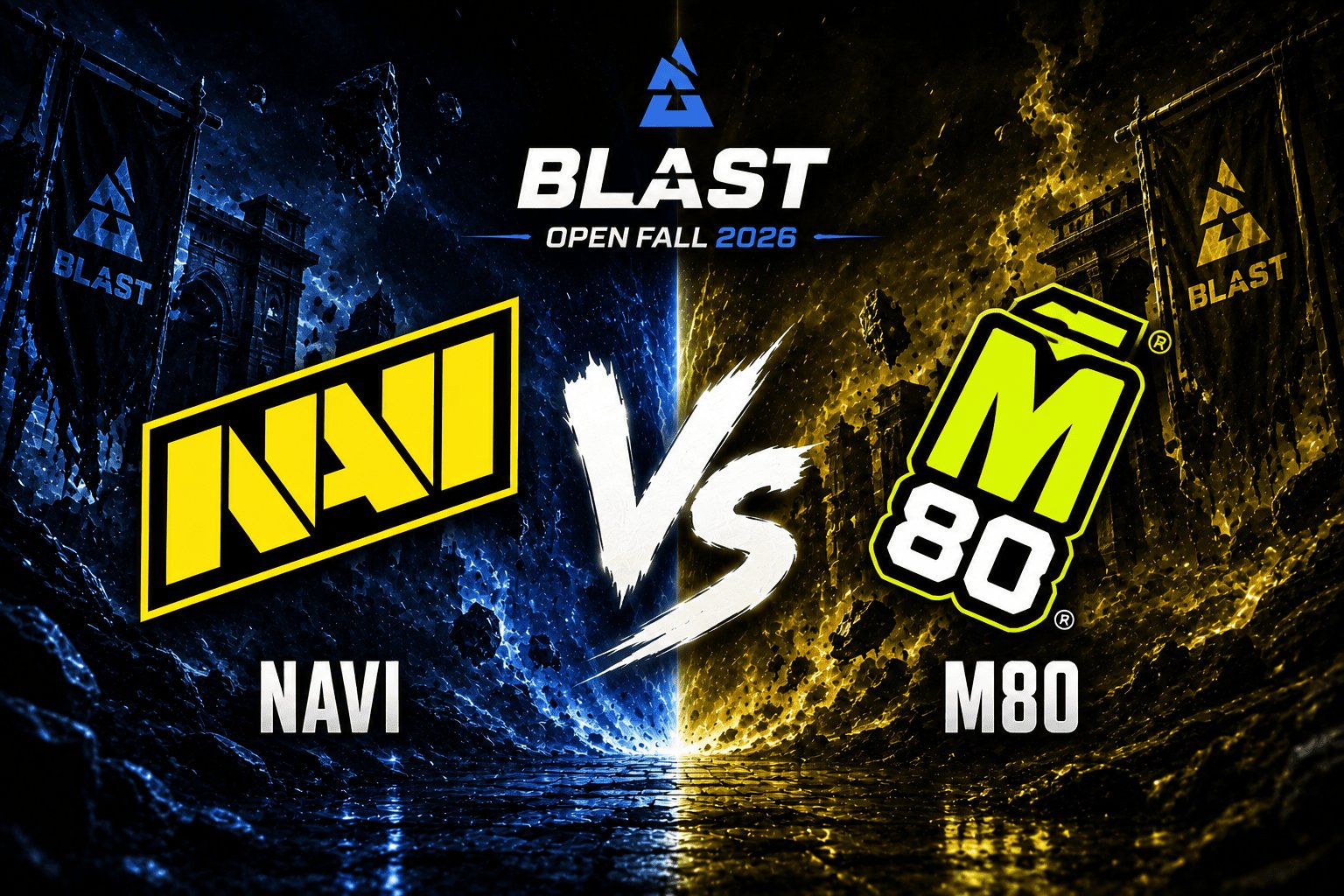 NAVI vs M80 na BLAST Open Fall 2026: typy i gdzie oglądać mecz