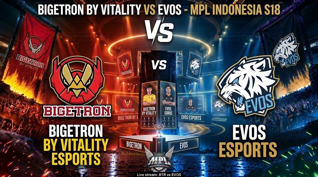 Bigetron by Vitality vs EVOS at MPL Indonesia Season 18: Prediction and Where to Watch