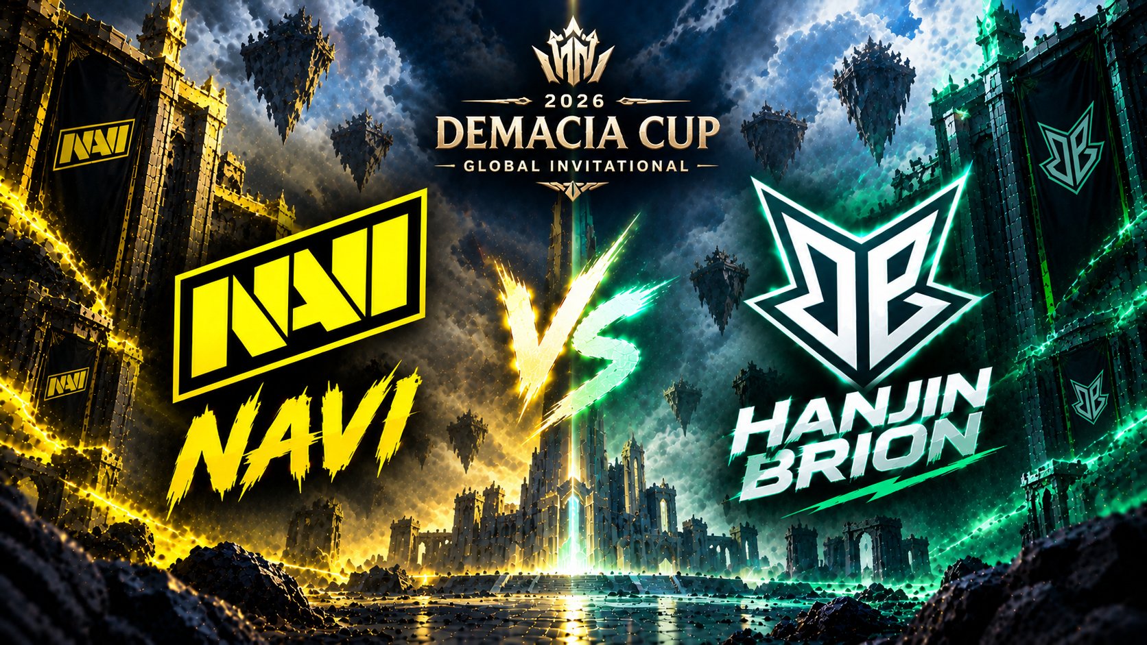 NAVI gegen HANJIN BRION beim 2026 Demacia Cup Global Invitational: Prognose und Übertragung