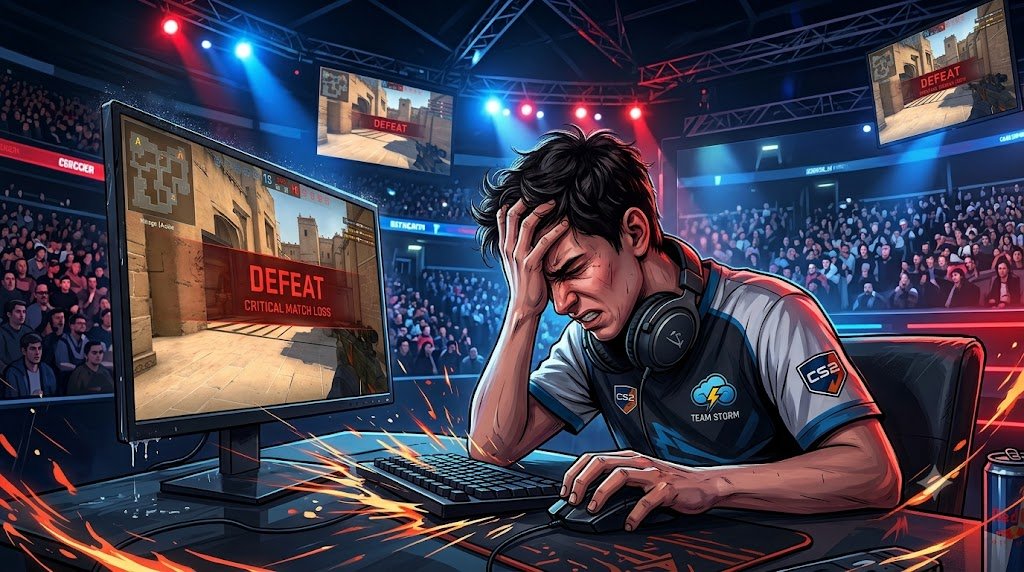 Psychologia tiltu: jak emocje e-sportowców w CS2 niszczą pewne kupony i prognozy