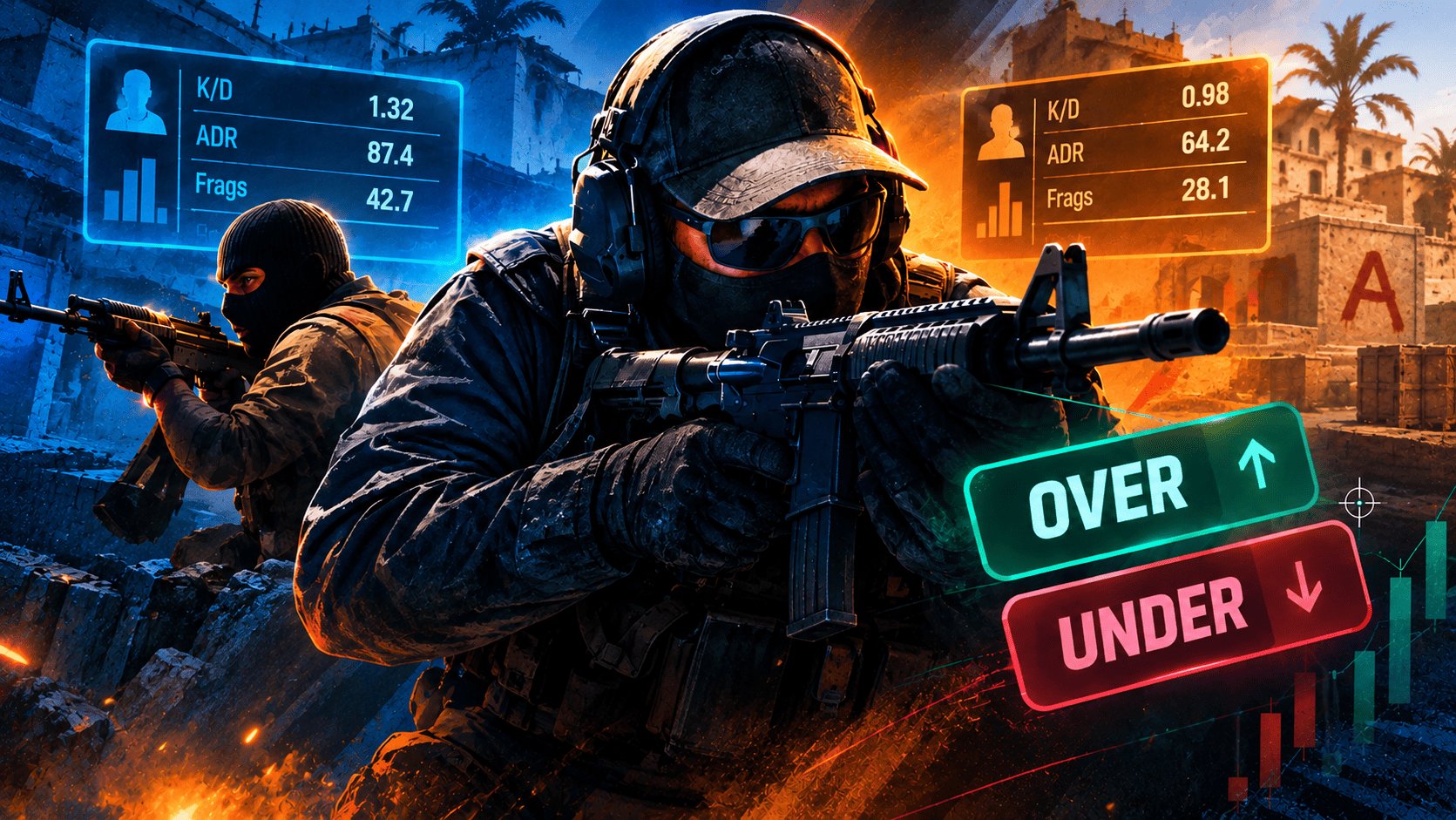 Wetten auf Spielerstatistiken in CS2: Wann sich Over/Under auf Frags von Key-Riflern lohnt