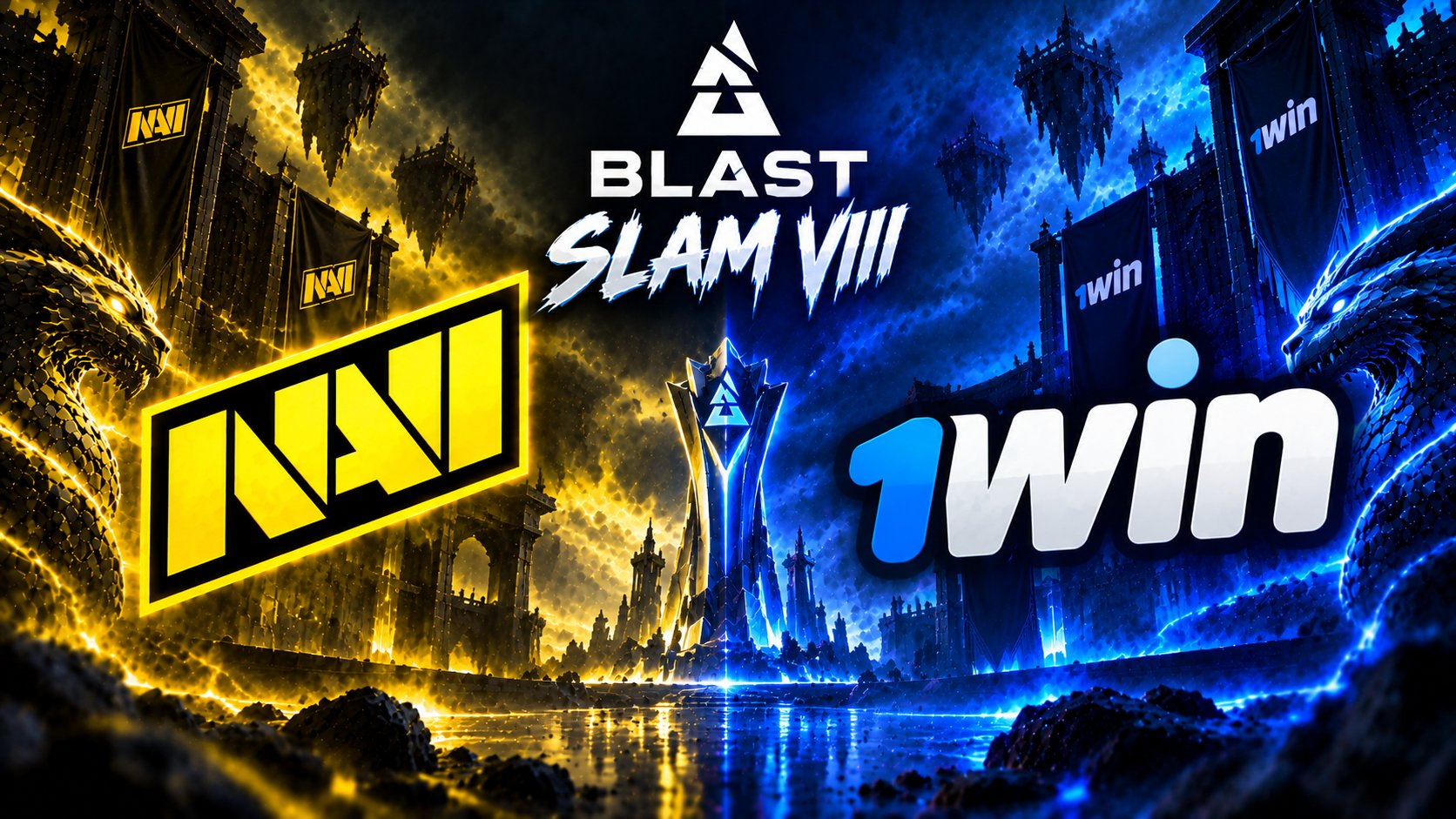 NAVI gegen 1win Team bei BLAST SLAM VIII: Prognose und wo man das Match sehen kann