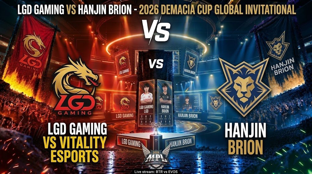LGD Gaming vs HANJIN BRION at the 2026 Demacia Cup Global Invitational: Prediction and Where to Watch