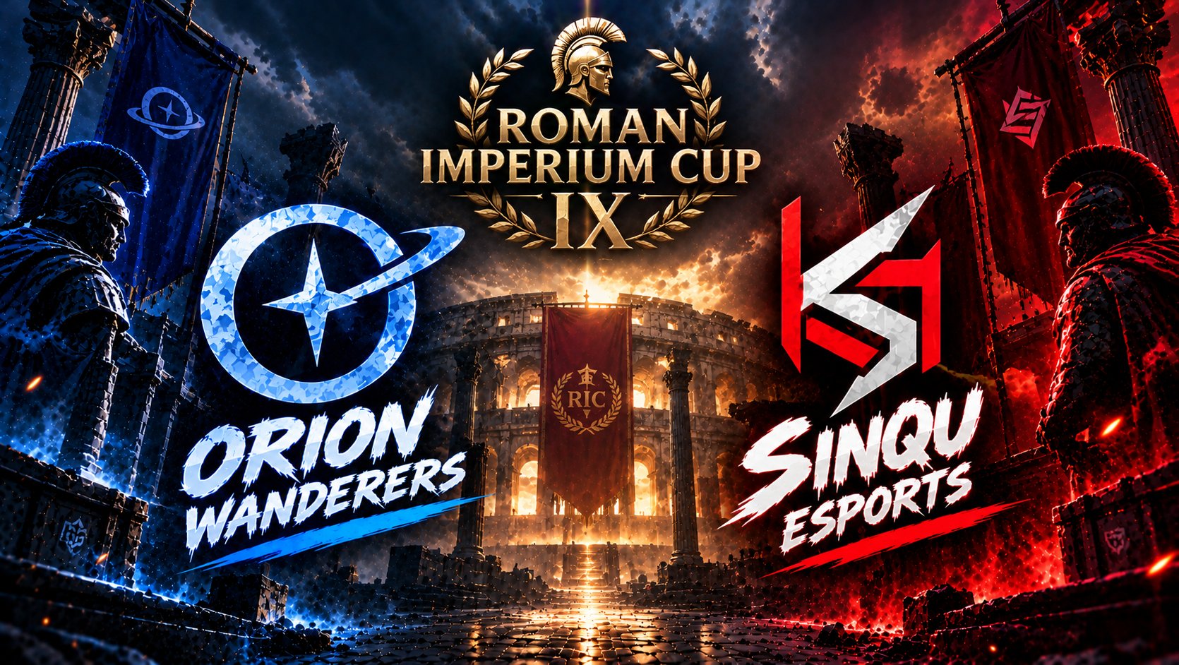 Orion Wanderers gegen SINQU Esports beim Roman Imperium Cup IX: Prognose und Livestream