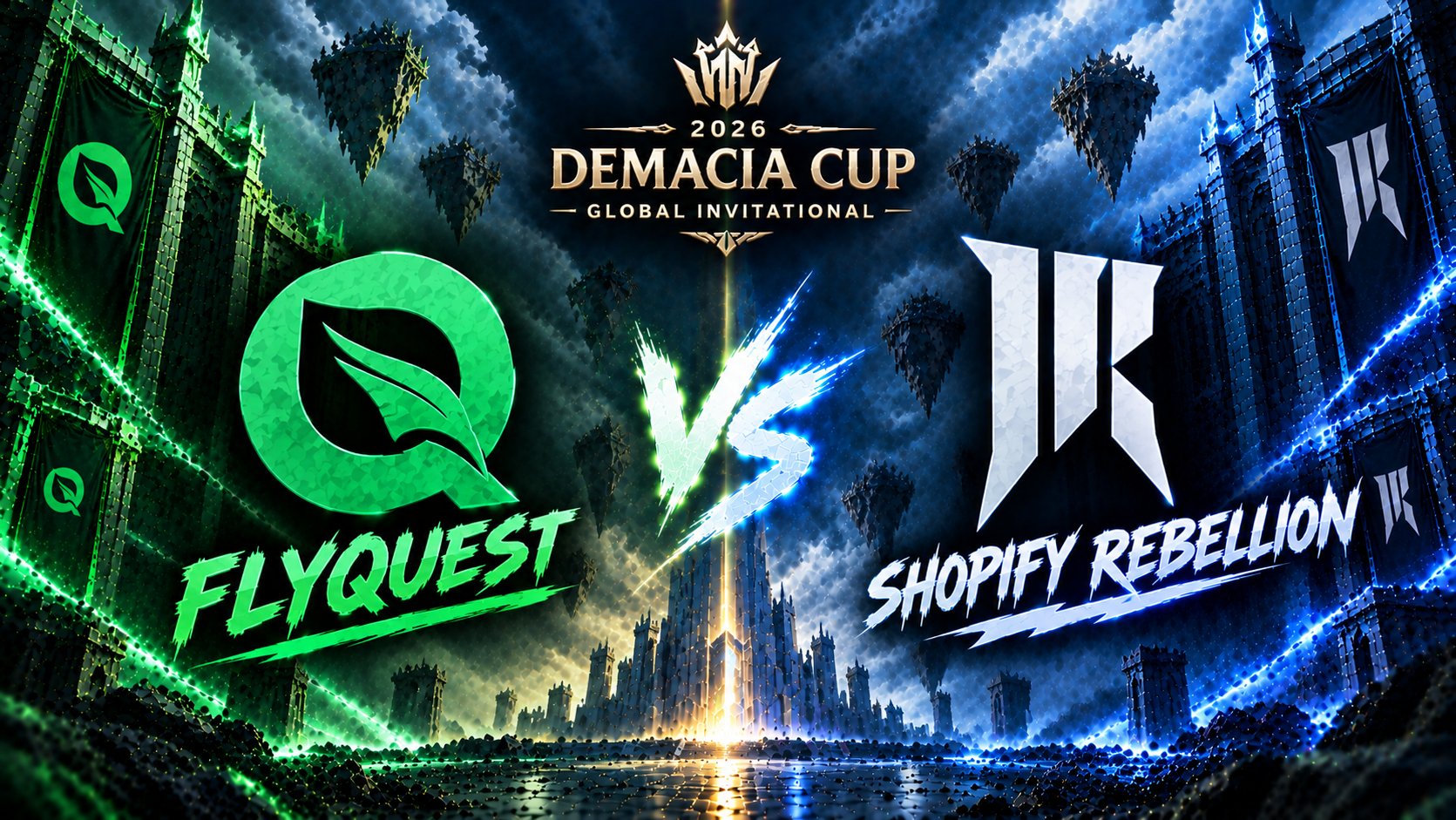 FlyQuest gegen Shopify Rebellion beim 2026 Demacia Cup Global Invitational: Prognose und Livestream