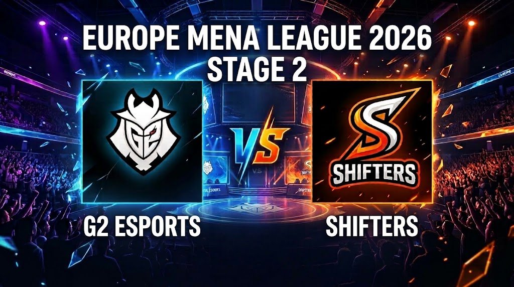G2 Esports gegen Shifters bei der Europe MENA League 2026 Stage 2: Prognose und Livestream