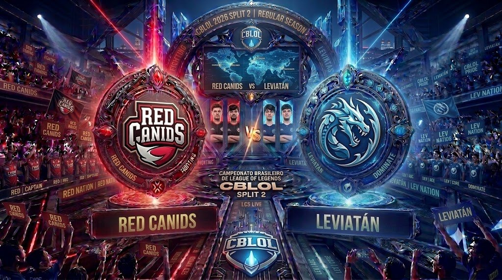 Prognoza na mecz RED Canids — Leviatan w ramach CBLOL 2026 Split 2 w League of Legends