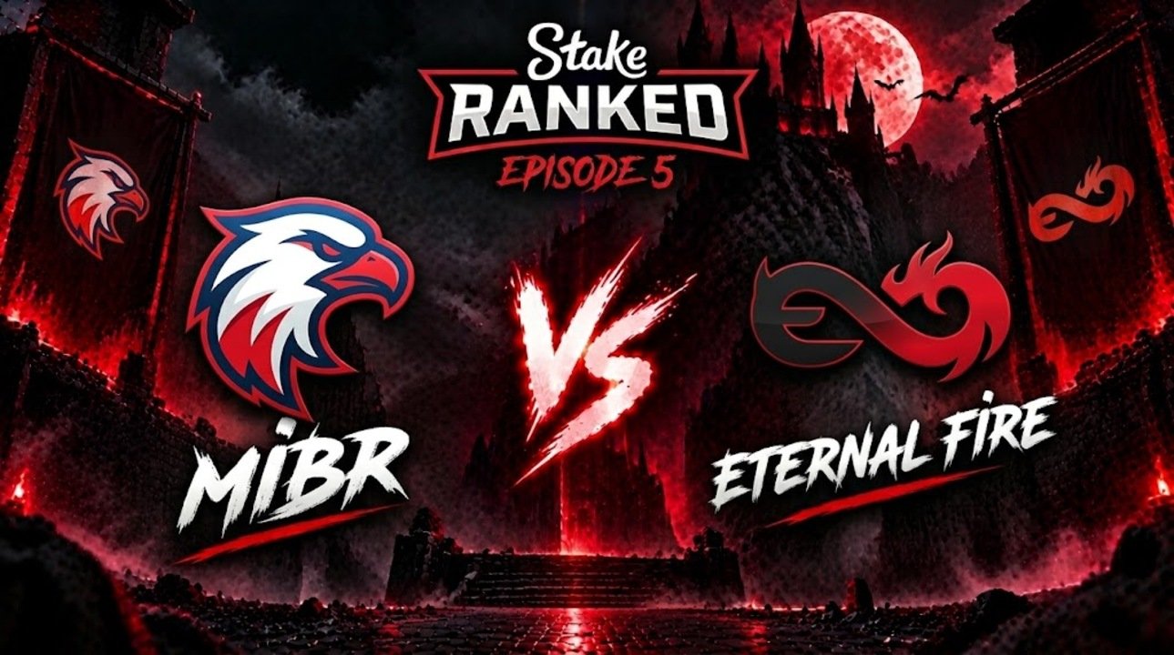 MIBR vs Eternal Fire at Stake Ranked Episode 5: Prediction and Where to Watch